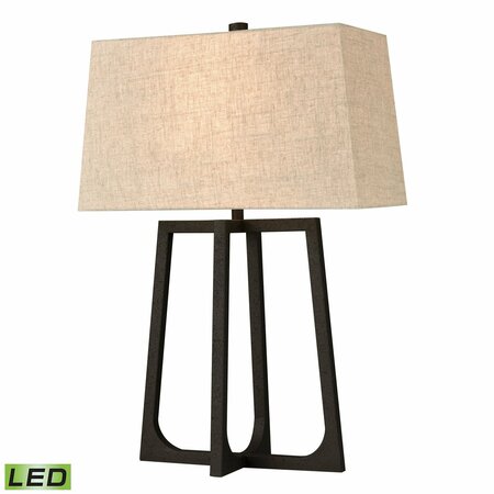 ELK SIGNATURE Colony 29'' High 1-Light Table Lamp - Bronze - Includes LED Bulb D4610-LED